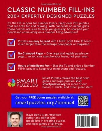 Number Fill-Ins Large Print: 200+ Puzzles for Adults - Vol. 1 - Image 2