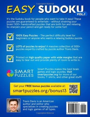 Easy Sudoku Book for Adults: 500+ Puzzles with Solutions - Vol. 1 - Image 2