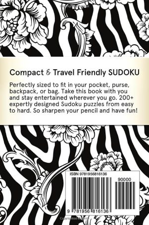 Travel Sudoku: 200+ Pocket-Sized Puzzles: Only 4x6 Inches in Size - Easy to Hard - Vol. 2 - Image 2